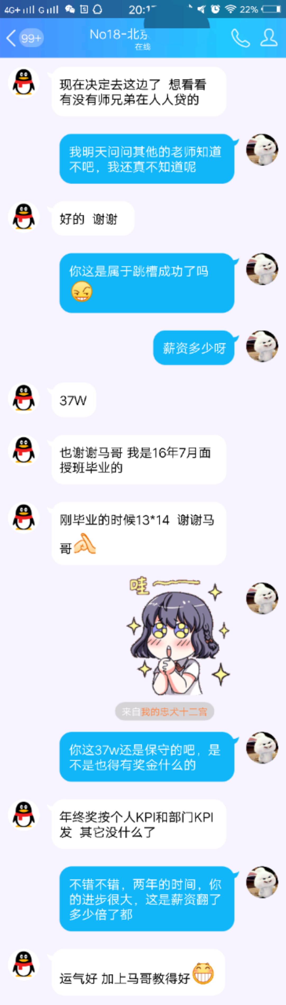 【學員喜訊-696期】2016年馬哥教育畢業學員月薪12k，兩年后，年薪37w