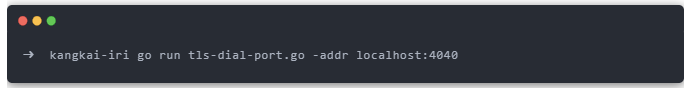 使用 Go 實(shí)現(xiàn) TLS socket server