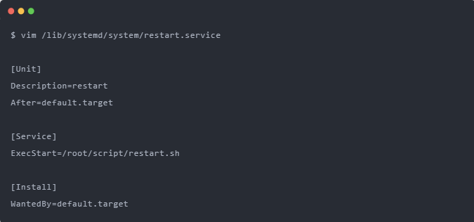 如何優(yōu)雅的在 Linux 下開機自動重啟腳本