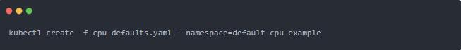 Kubernetes K8S之CPU和內(nèi)存資源限制詳解