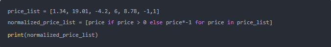 Python 的列表解析式是解決任務(wù)最有效的方法嗎？