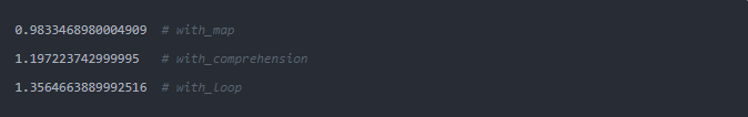 Python 的列表解析式是解決任務(wù)最有效的方法嗎？